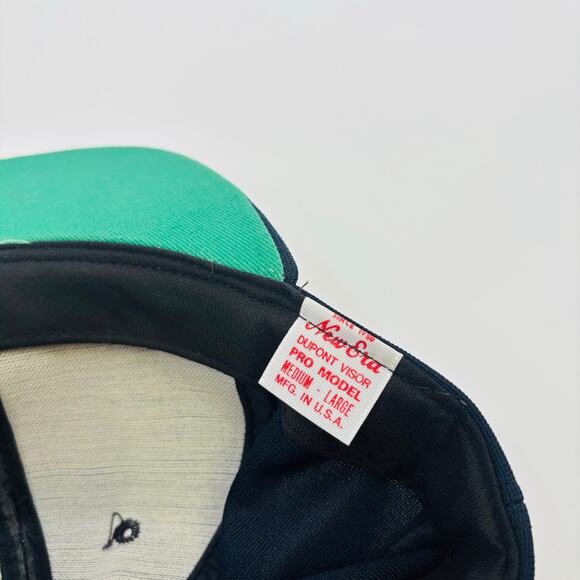 Vintage USS Dwight D Eisenhower Hat Cap Snapback Navy Laurel Leaf 80's USA - Picture 5 of 7